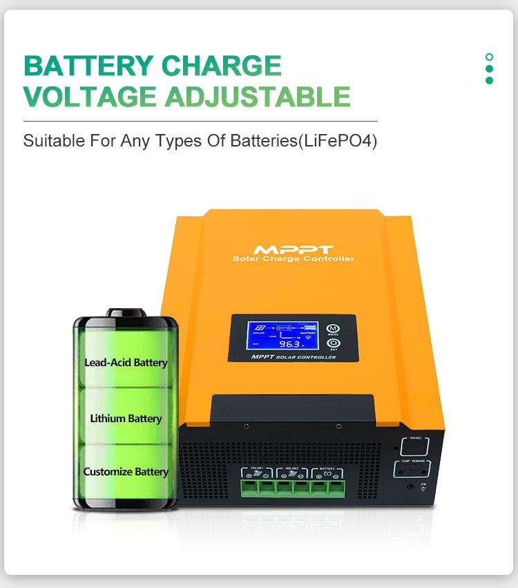 High Conversion Efficiency Mppt Solar Controller 