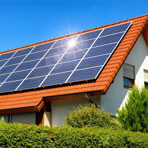 solar system for villa