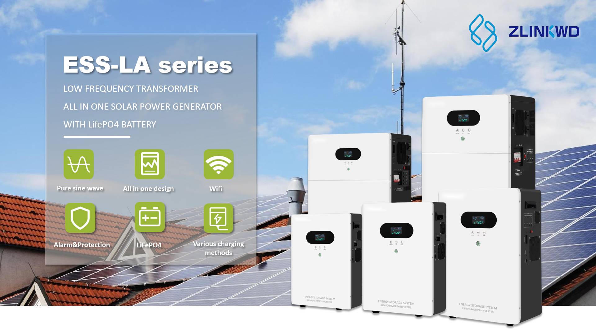 High Frequency Hybrid Solar Inverter